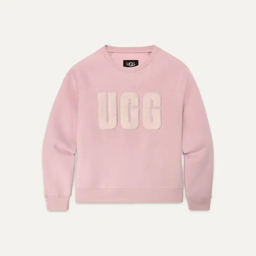 Madeline Fuzzy Logo Crewneck | UGG Madeline Fuzzy Logo Crewneck | UGG
